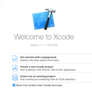 Xcode inicio